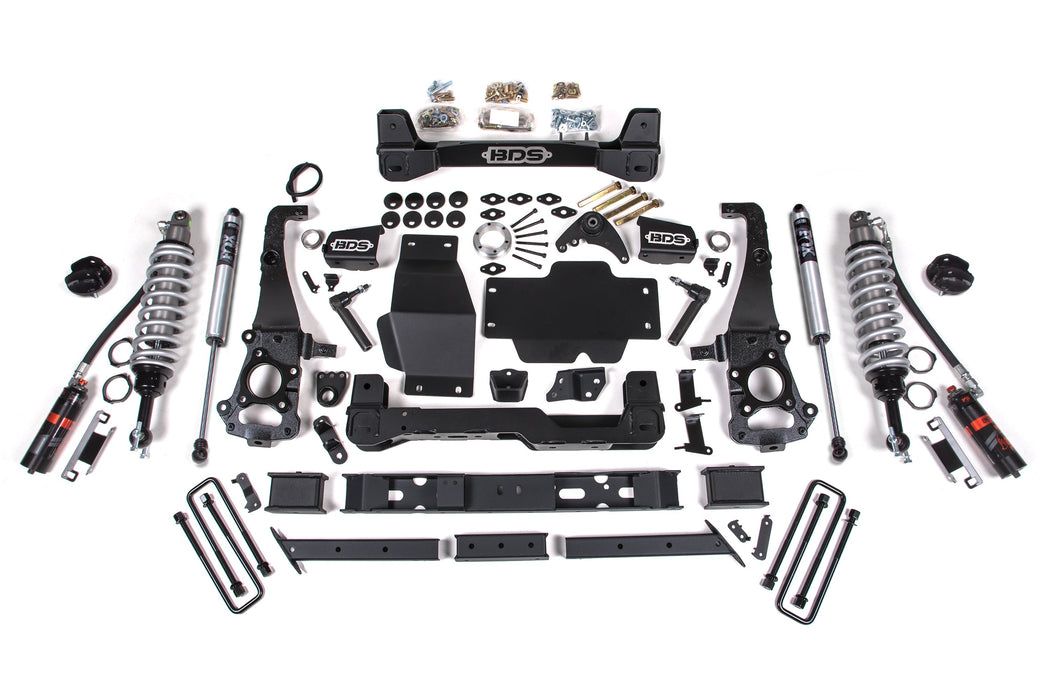 BDS 6" Lift Kit | FOX 2.5 Coil-Over Ford Ranger 19-23 4WD Cast Aluminum Knuckle