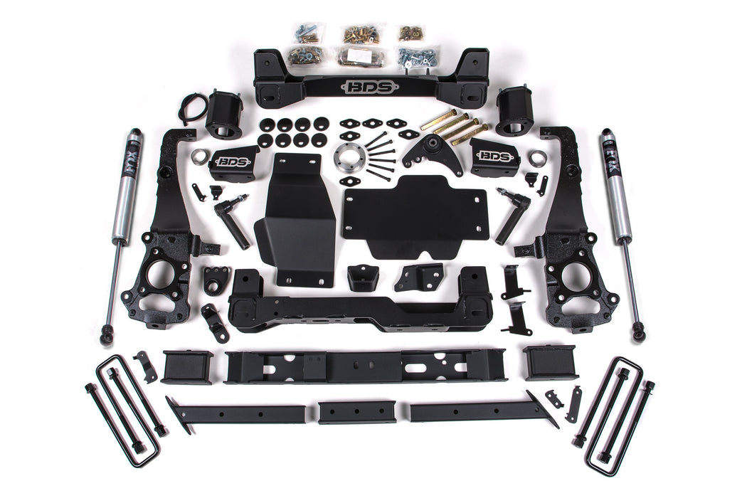BDS 6" Lift Kit | Ford Ranger 19-23 4WD Cast Aluminum Knuckle