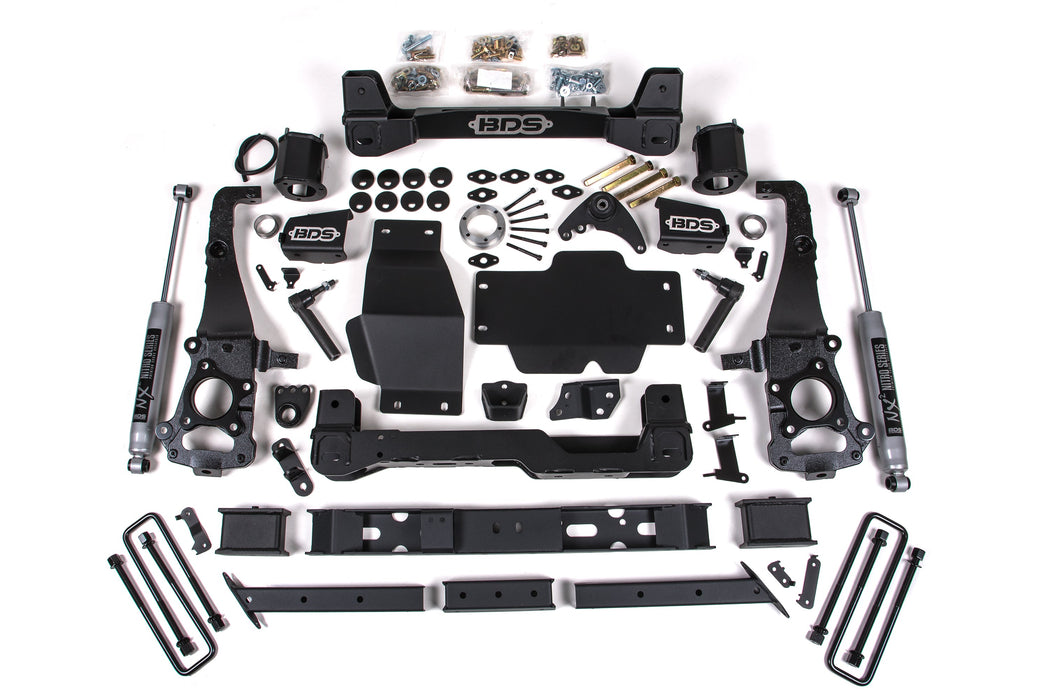 BDS 6" Lift Kit | Ford Ranger 19-23 4WD Cast Aluminum Knuckle