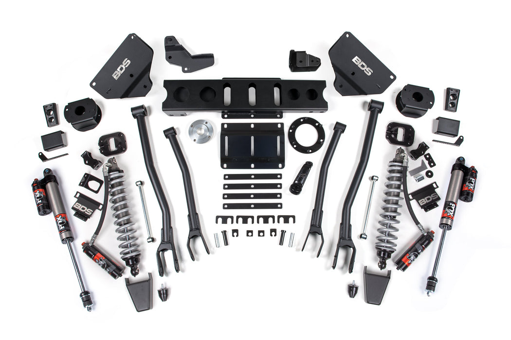 BDS 14-18 Ram 2500 4WD 6" 4-Link Suspension Lift Kit, 4.5" Rear, Coil Spring, Diesel - Fox 2.5 Performance Elite Series C/O Front, Fox 2.5 Performance Elite Series Rear