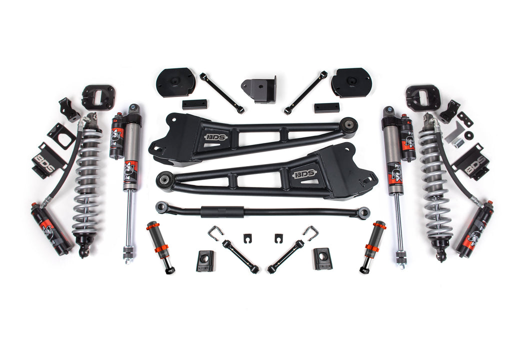 BDS 14-18/2025-2026 Ram 2500 4WD 3" Radius Arm Suspension Lift Kit, 1.25" Rear, Coil Spacer, Diesel - Fox 2.5 Performance Elite Series C/O Front, FOX 2.0 Front Bump, Fox 2.5 Performance Elite Series Rear