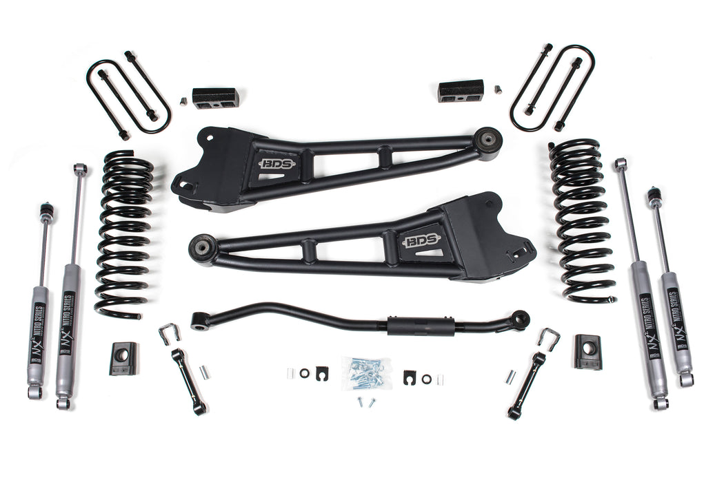 BDS 3" Lift Kit | w/ Radius Arm Ram 3500 19-24 4WD Diesel No Factory Rear Overload Leaf