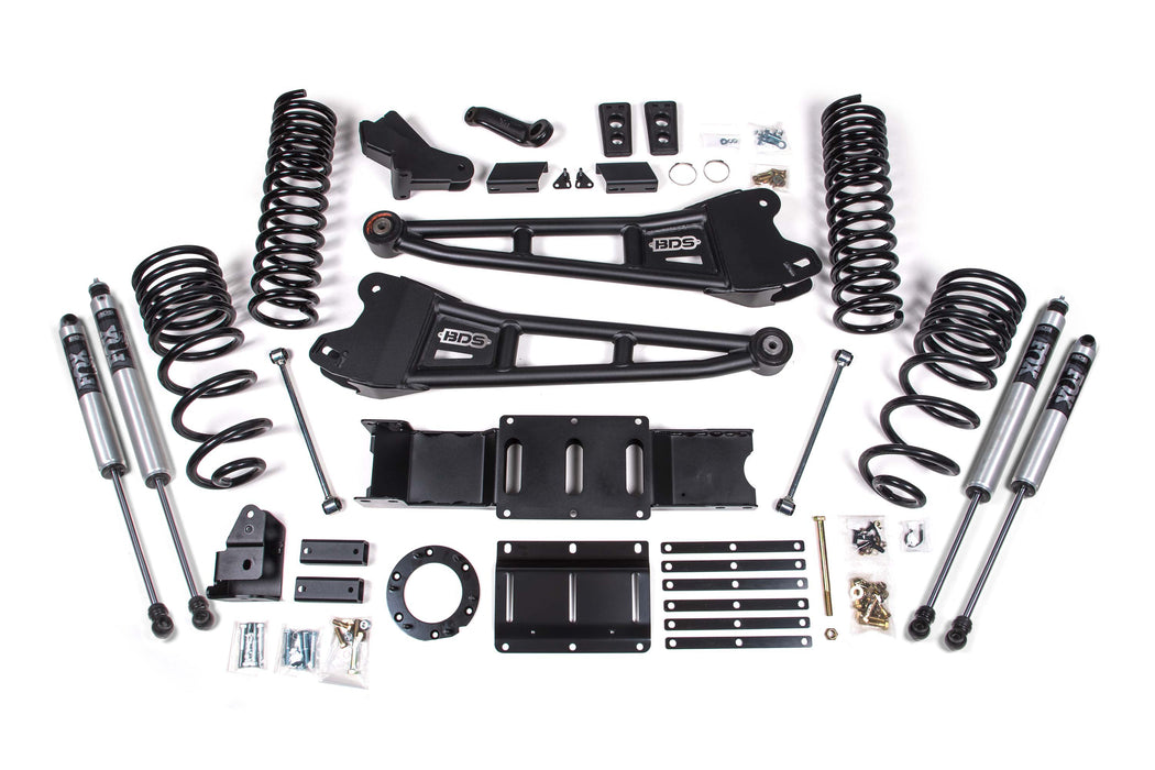 BDS 4" Lift Kit | w/ Radius Arm Ram 3500 19-23 4WD Gas No Factory Rear Overload Leaf