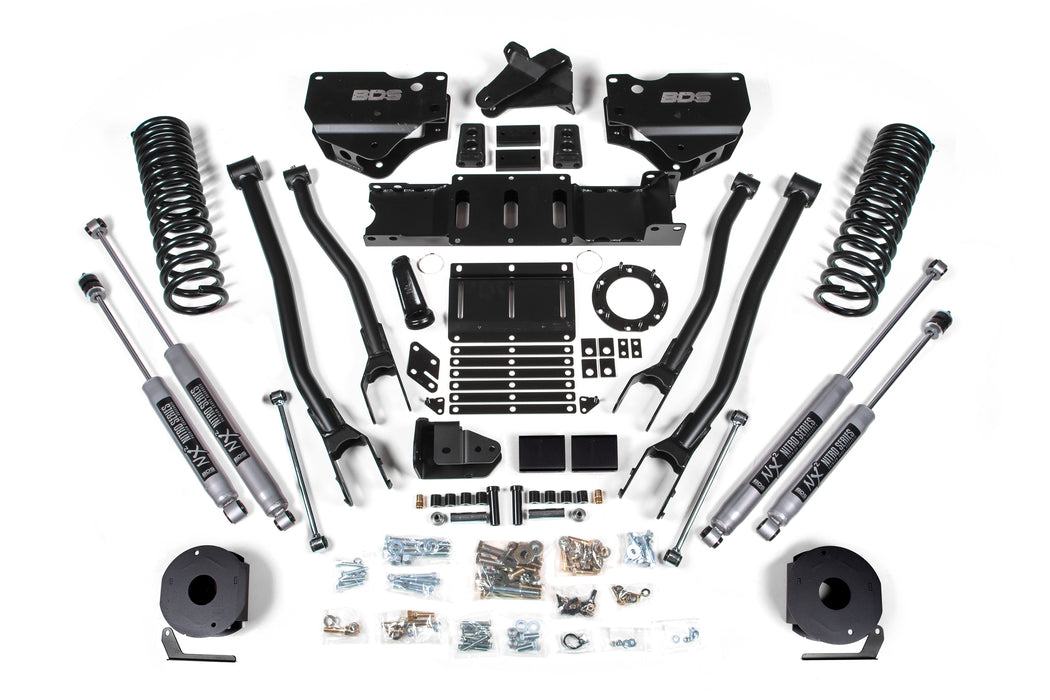 BDS 4" Lift Kit | w/ 4-Link Ram 2500 w/ Rear Air Ride 19-24 4WD Diesel