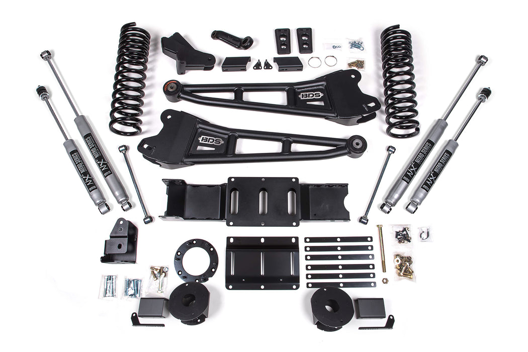 BDS 4" Lift Kit | w/ Radius Arm Ram 2500 w/ Rear Air Ride 19-24 4WD Gas