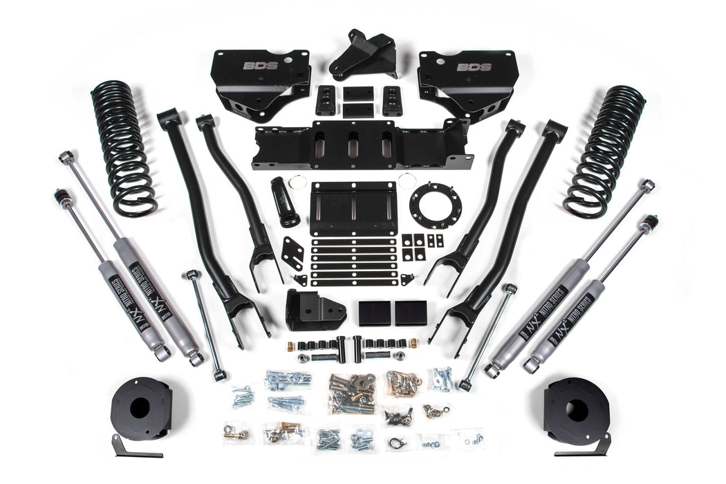 BDS 4" Lift Kit | w/ 4-Link Ram 2500 w/ Rear Air Ride 19-24 4WD Gas