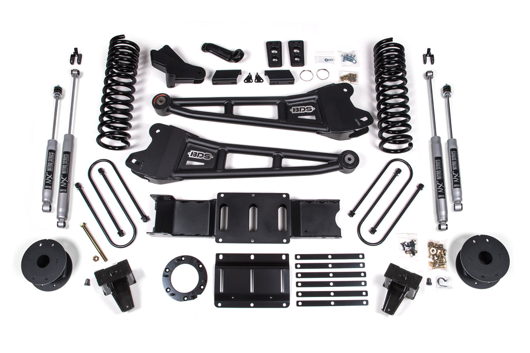 BDS 6" Lift Kit | w/ Radius Arm Ram 3500 w/ Rear Air Ride 19-24 4WD Diesel 6 Bolt Indexing Ring