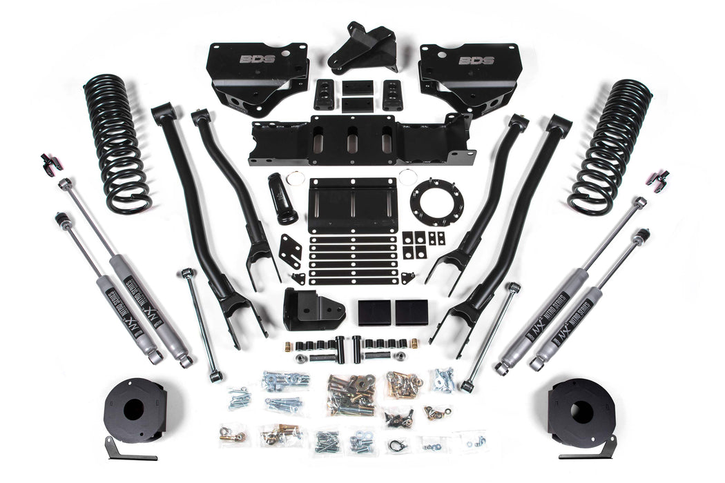 BDS 6" Lift Kit | w/ 4-Link Ram 2500 w/ Rear Air Ride 19-24 4WD Diesel