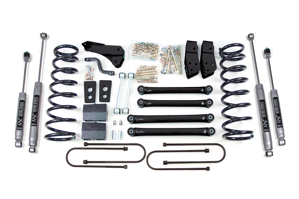BDS 4" Lift Kit | Ram 2500 Power Wagon 05-07 4WD Leaf springs 3.5" Axle Fox 2.0 Performance