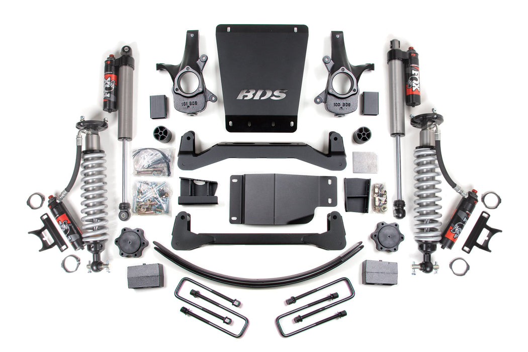 BDS 2007-2013 GM 1500 4wd 6" Suspension Lift Kit 5.5" Rear 2.5 PES C/O Front 2.5 PES P/B Rear
