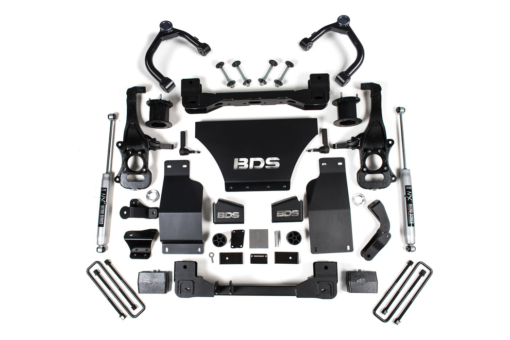 BDS 4" Lift Kit | Silverado/Sierra 1500 19-24 4WD Gas Fox 2.0 Performance