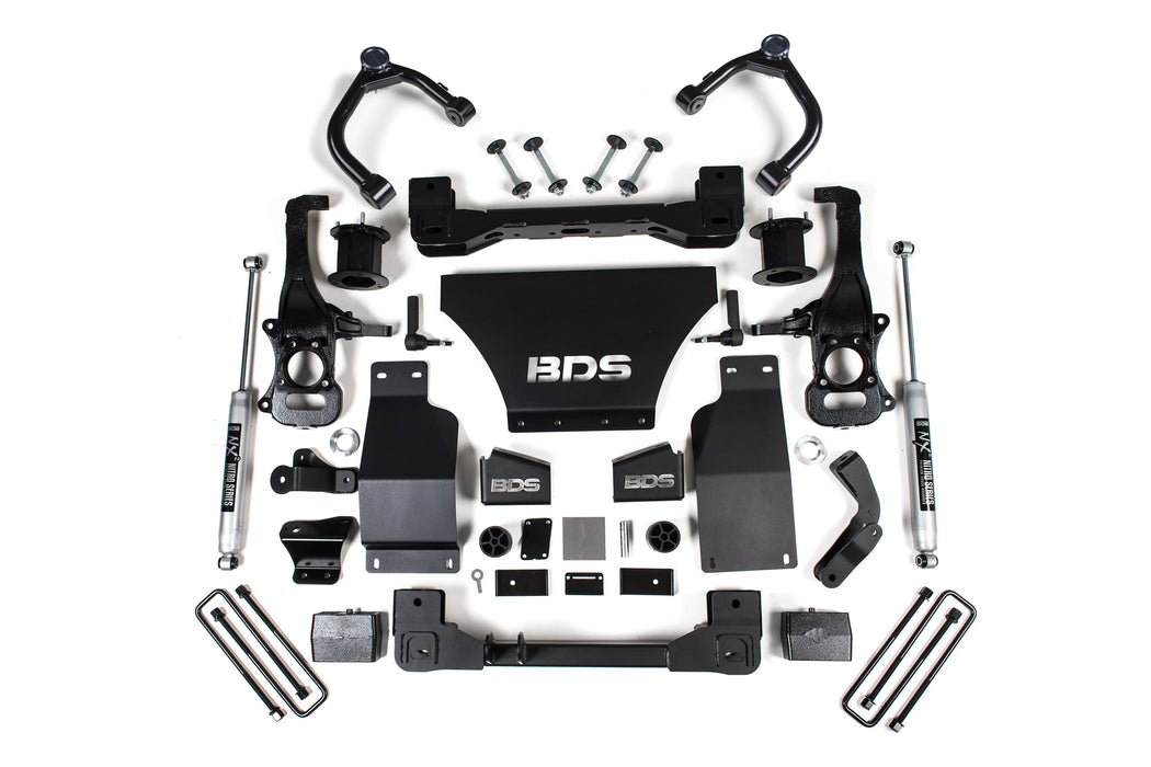 BDS 4" Lift Kit | Silverado/Sierra 1500 19-24 4WD Gas Strut Spacer