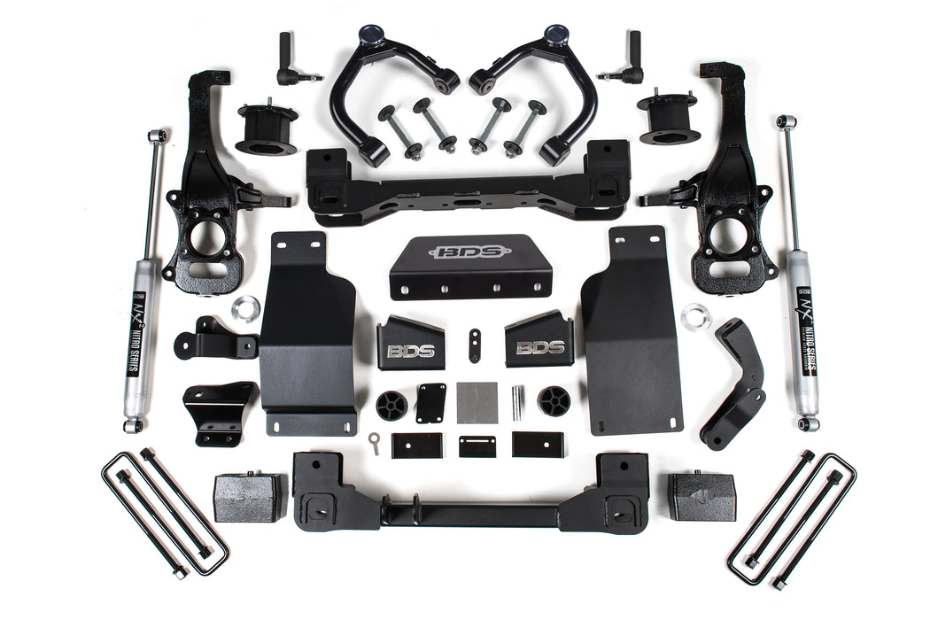 BDS 4" Lift Kit | Chevy Trail Boss or GMC AT4 1500 20-24 4WD Diesel