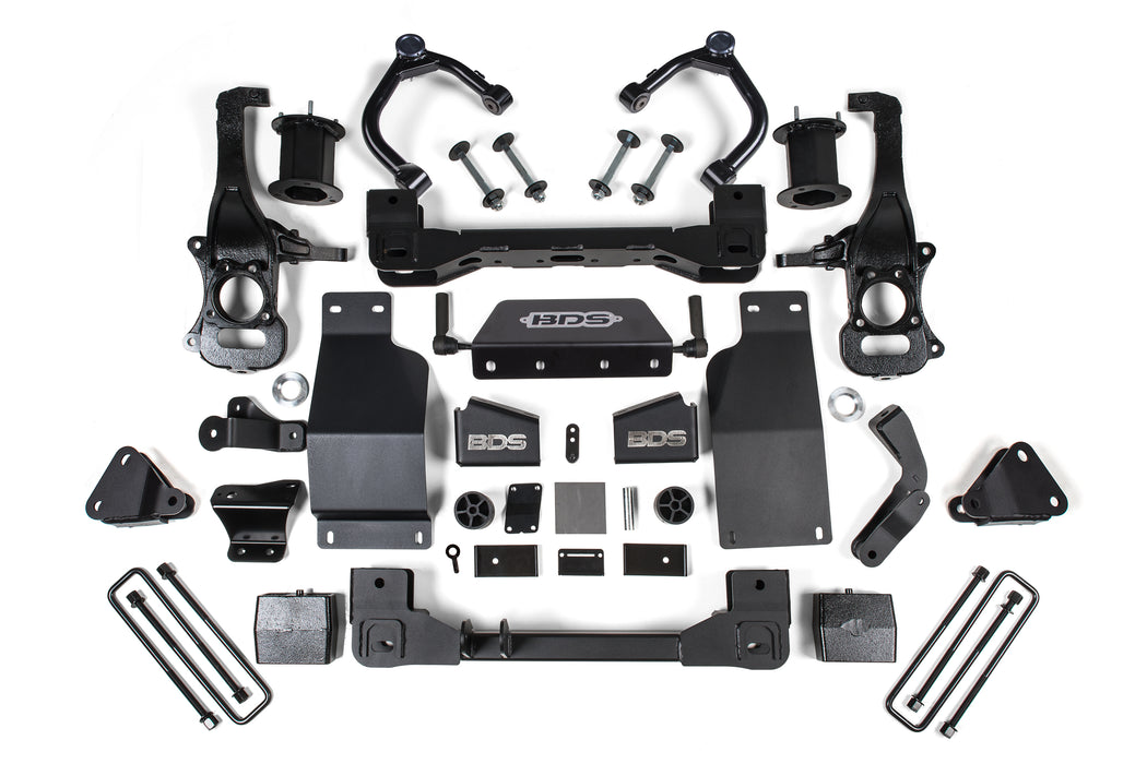 BDS 6" Lift Kit | Adaptive Ride Control Only Chevy Silverado High Country or GMC Denali 1500 19-24 4WD