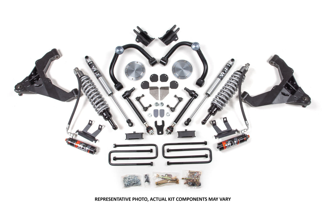 BDS 11-19 Chevrolet Silverado 2500HD/3500HD - GMC Sierra 2500HD/3500HD 4WD (Diesel) 3" Coilover Conversion Kit, Stock Rear - Fox 2.5 Performance Elite Series C/O, Fox 2.5 Performance Elite Series