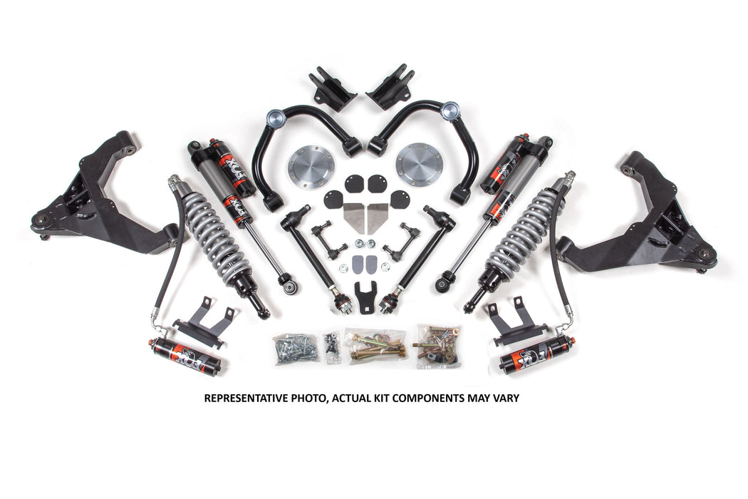 BDS 11-19 Chevrolet Silverado 2500HD/3500HD - GMC Sierra 2500HD/3500HD 4WD (Diesel) 3" Coilover Conversion Kit, Stock Rear - Fox 2.5 Performance Elite Series C/O, Fox 2.0 IFP Performance Series