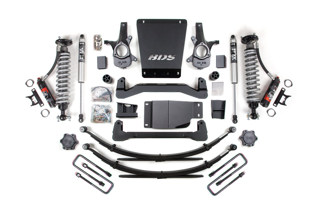 BDS 4" Lift Kit | Leaf Springs Coil-Over 07-13 Silverado/Sierra 1500