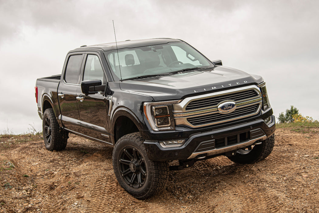 BDS 21-25 Ford F-150 4WD, 4" Suspension Lift Kit, 2" Rear Lift, Block - Fox 2.5 Performance Elite Series C/O, Fox 2.0 IFP Performance Series Rear Shock