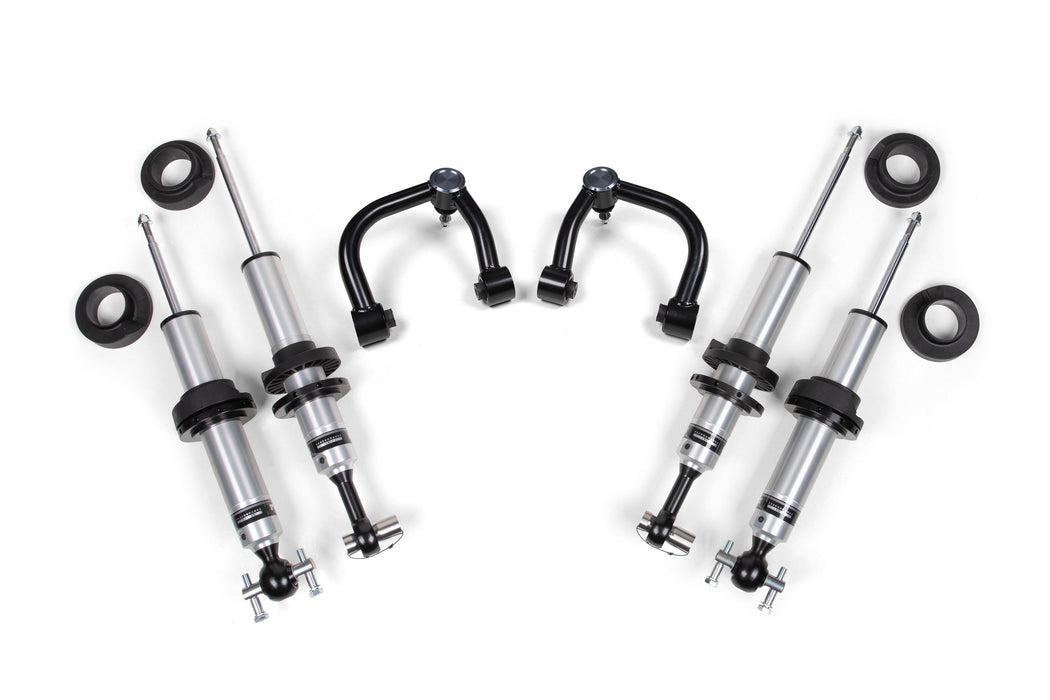 BDS 21-25 Ford Bronco Suspension Lift Kit, Uniball UCA, (Base 2DR/4DR, 0-3" Front, 0-2" Rear), (Sasquatch 2DR/4DR, 0-2" Front, 0-1" Rear), Fox 2.5 Performance Series HTO