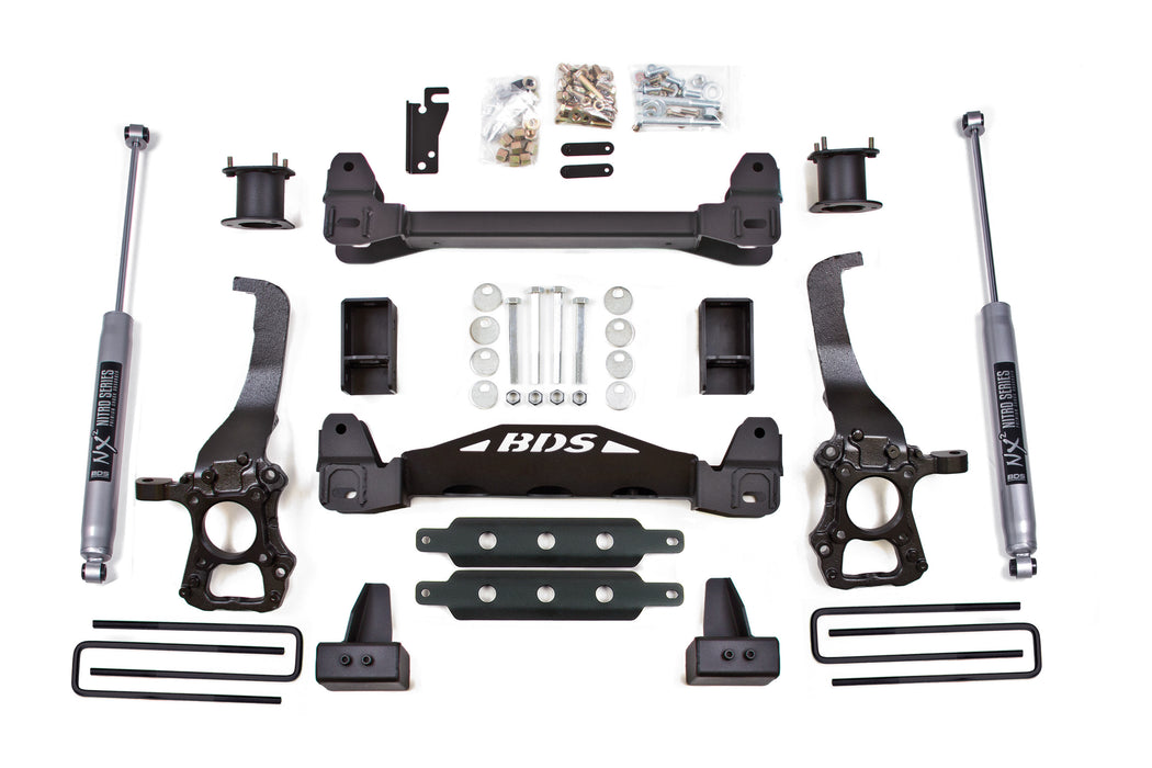 BDS 4" Lift Kit | Ford F150 15-20 2WD 3" Block Kit