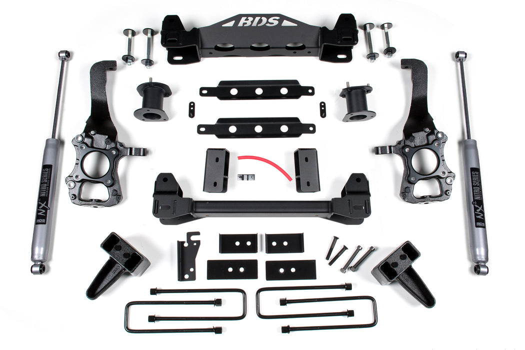BDS 6" Lift Kit | Ford F150 15-20 2WD 4" Block Kit