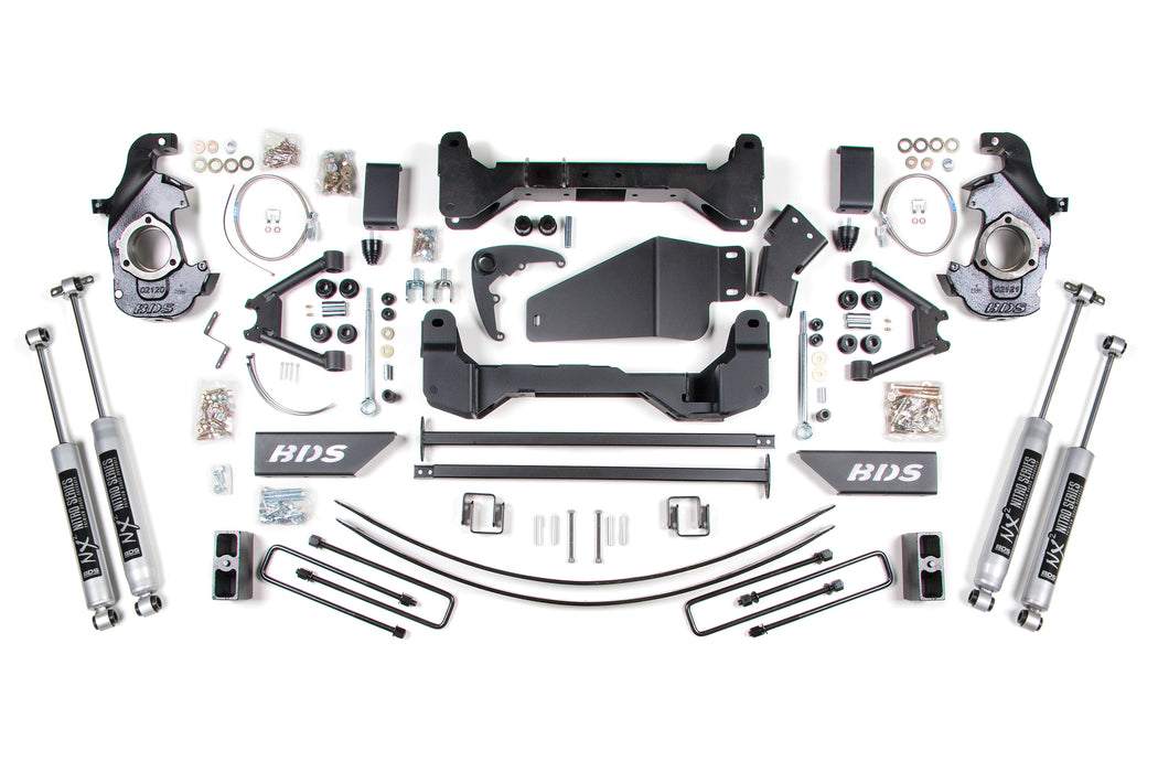 BDS 6" Lift Kit | Chevy/GMC 1500/2500 6 Lug 88-98 4WD Leaf Springs