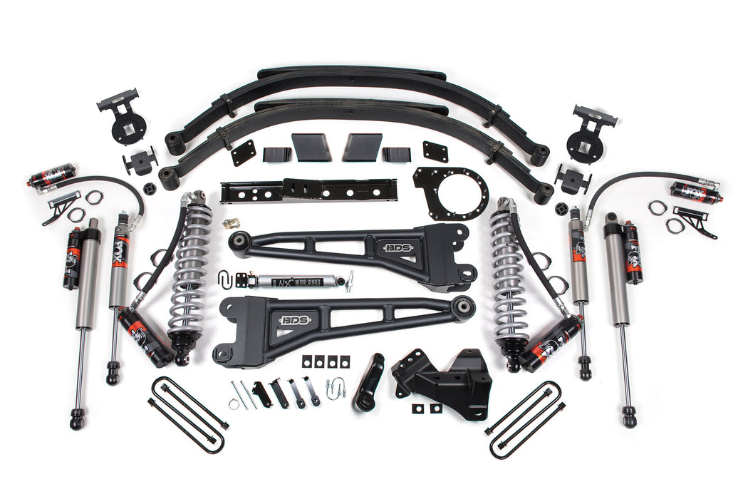 BDS 7" Lift Kit | w/ Radius Arm FOX 2.5 Performance Elite Coil-Over Conversion Ford F250/F350 Super Duty 20-22 4WD Diesel