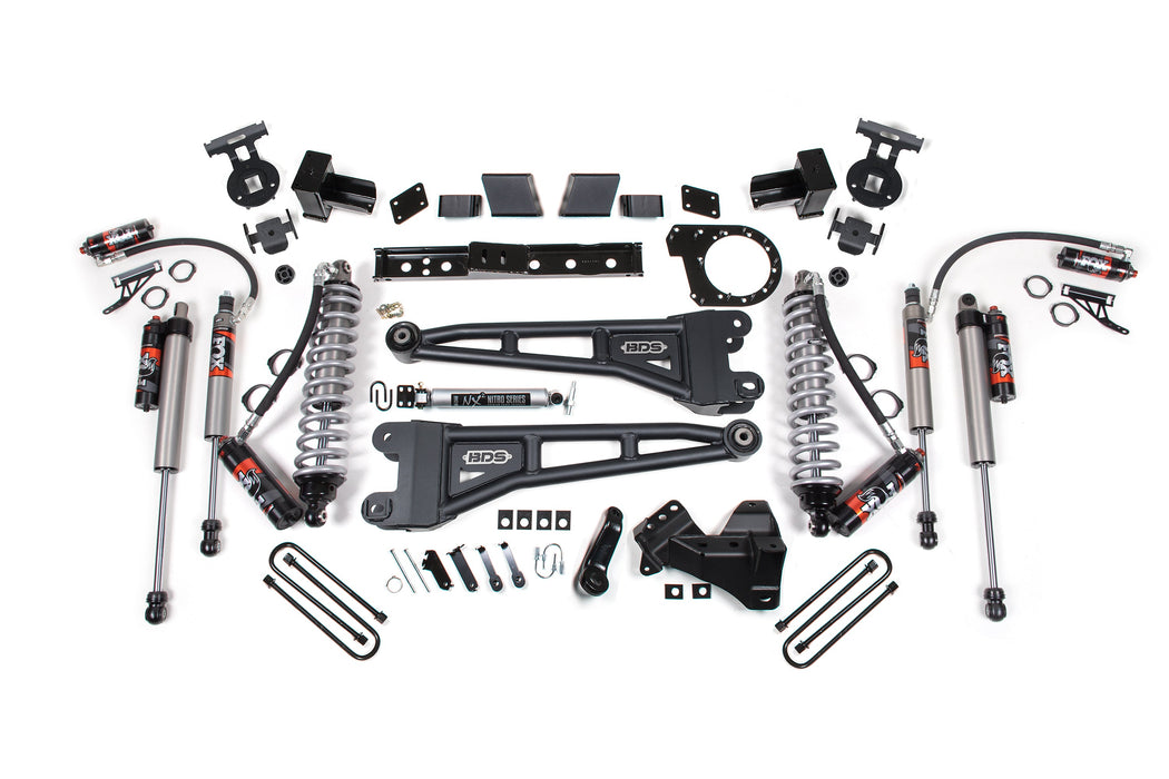 BDS 6" Lift Kit | w/ Radius Arm FOX 2.5 Performance Elite Coil-Over Conversion Ford F350 Super Duty DRW 20-22 4WD Diesel Fox 2.5 P