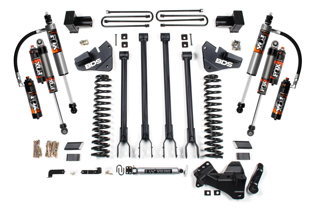 BDS 5" Lift Kit | w/ 4-Link Ford F250/F350 Super Duty 20-22 4WD Diesel 4" Block