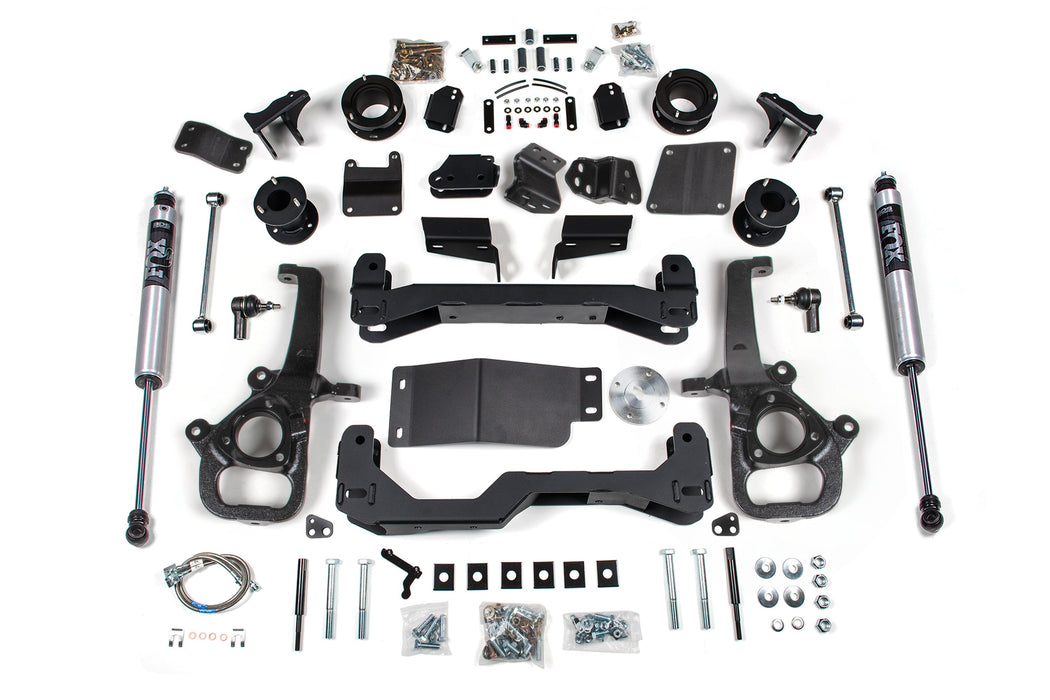 BDS 25 Ram 1500 w/ Air Ride 4WD 4" Suspension Lift Kit, 3" Rear Lift, Spacer - Standard Bore - Strut Spacer, NX2 Nitro Series
