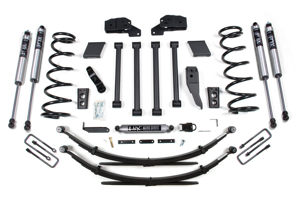 BDS 94-99 Ram 2500/3500 4.5" Lift Kit Rear Lift: Block Kit w/Factory Overload-Fox 2.0 Performance Series