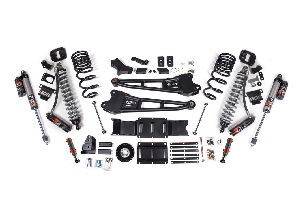 BDS 2025 Ram 2500 4WD (Diesel) 6" Radius Arm Suspension Lift Kit, 4.5" Rear Lift, Coil Spring