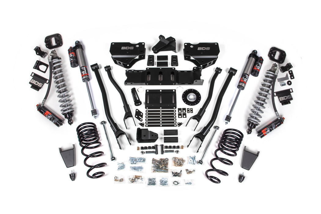 BDS 2025 Ram 2500 4WD (Diesel) 6" 4-Link Suspension Lift Kit, 4.5" Rear Lift, Coil Spring