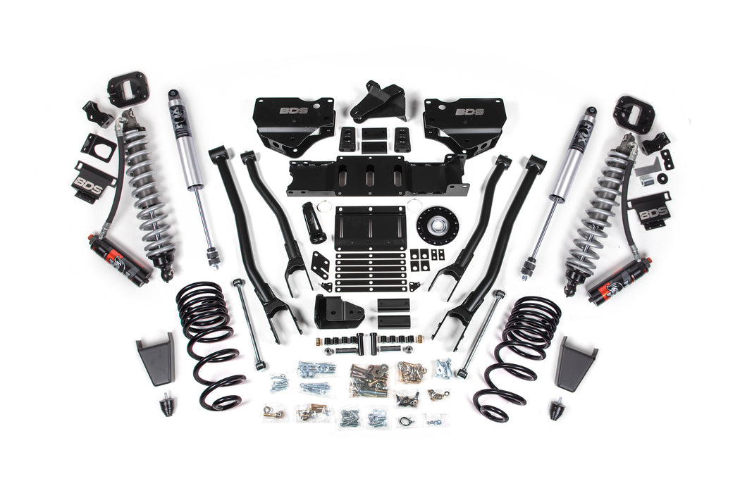 BDS 2025 Ram 2500 4WD (Diesel) 6" 4-Link Suspension Lift Kit, 4.5" Rear Lift, Coil Spring