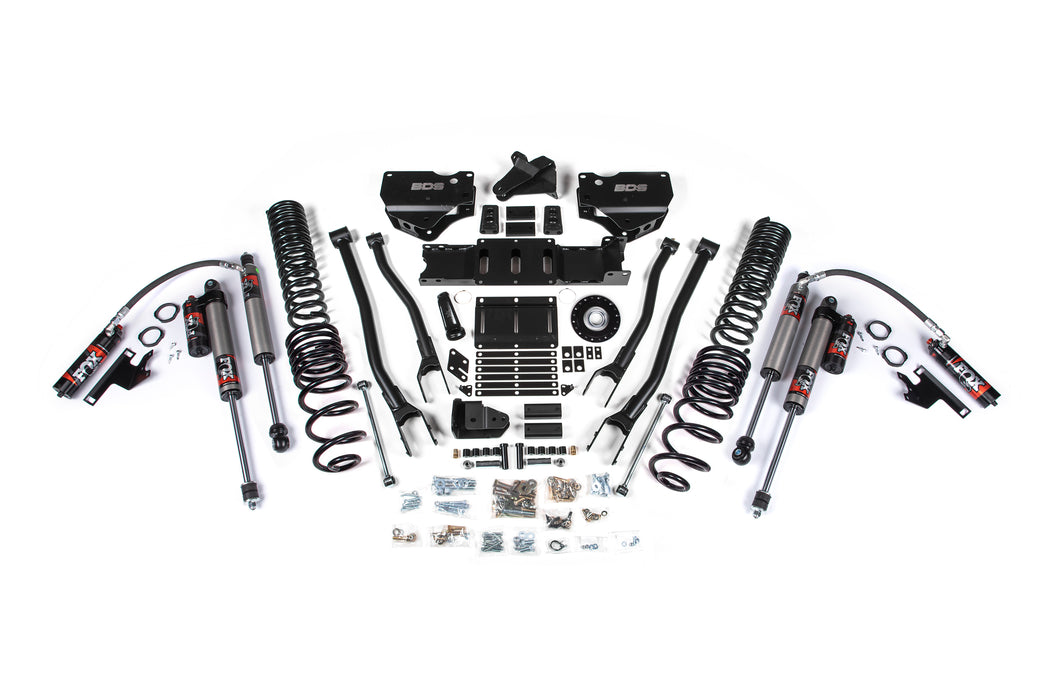 BDS 2025 Ram 2500 4WD (Diesel) 4" 4-Link Suspension Lift Kit W/ Indexing Ring, 2.5" Rear Lift, Coil Spring