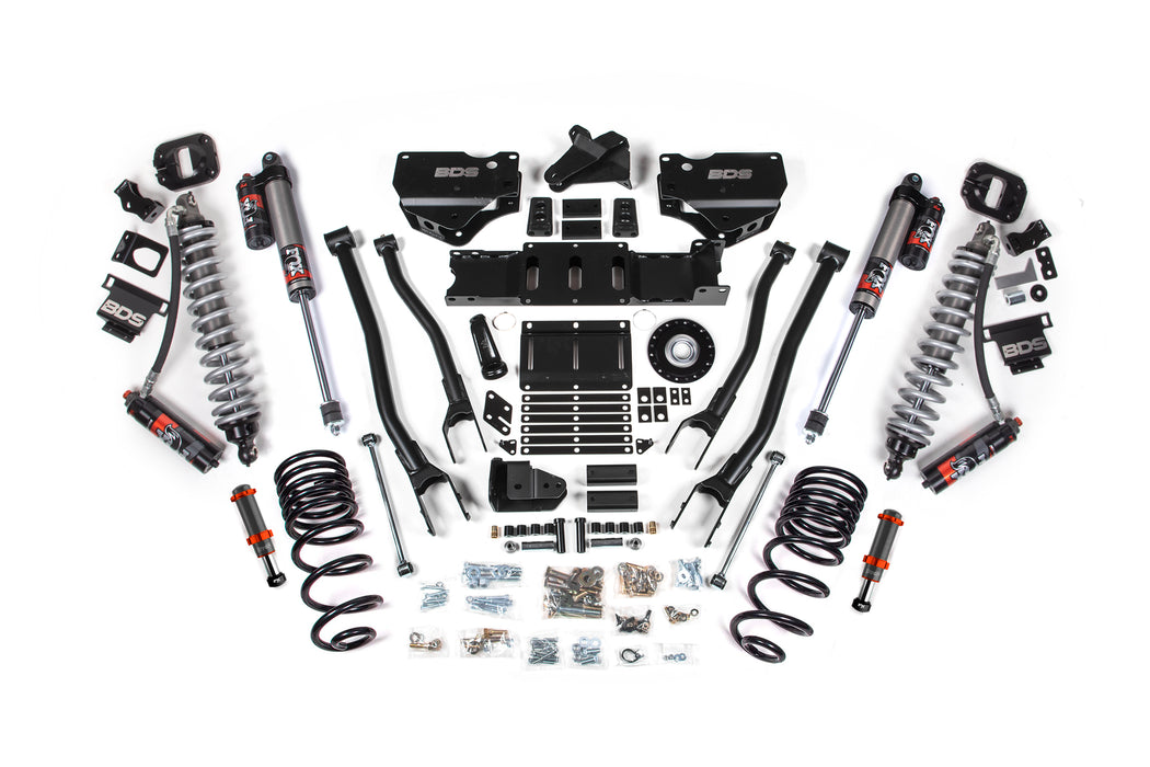 BDS 2025 Ram 2500 4WD (Diesel) 4" 4-Link Suspension Lift Kit W/ Indexing Ring, 2.5" Rear Lift, Coil Spring