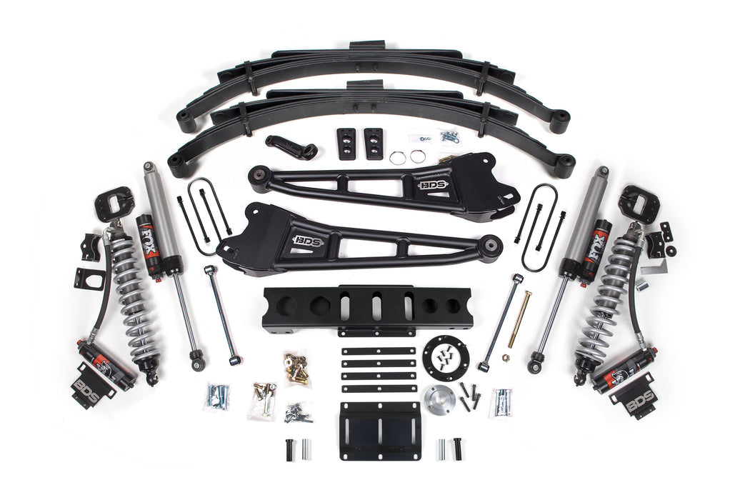 BDS 13-18 Ram 3500 (Diesel) 6" Coilover Conversion Kit, 4.5" Rear Lift, Leaf Spring, 6 Bolt - Fox 2.5 Performance Elite Series C/O, Fox 2.5 Performance Elite Series