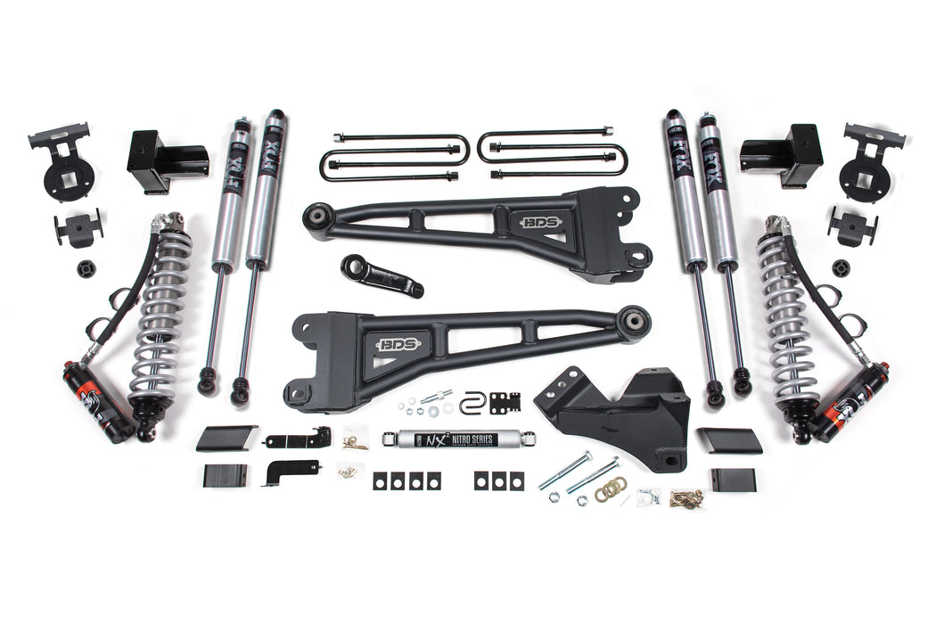 BDS 5" Lift Kit | w/ Radius Arm FOX 2.5 Coil-Over Conversion Performance Elite Ford F250/F350 Super Duty 23-24 4WD Diesel Block w/ Overload 2.0 Performance