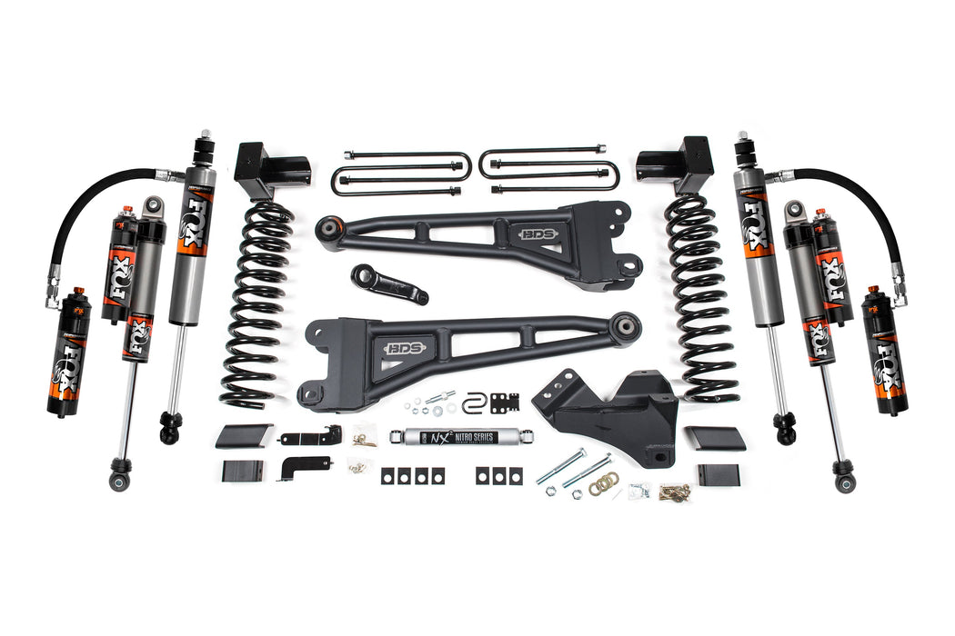 BDS 5" Lift Kit | w/ Radius Arm Ford F250/F350 Super Duty 23-24 4WD Diesel 5" Block with 3 Leaf Main