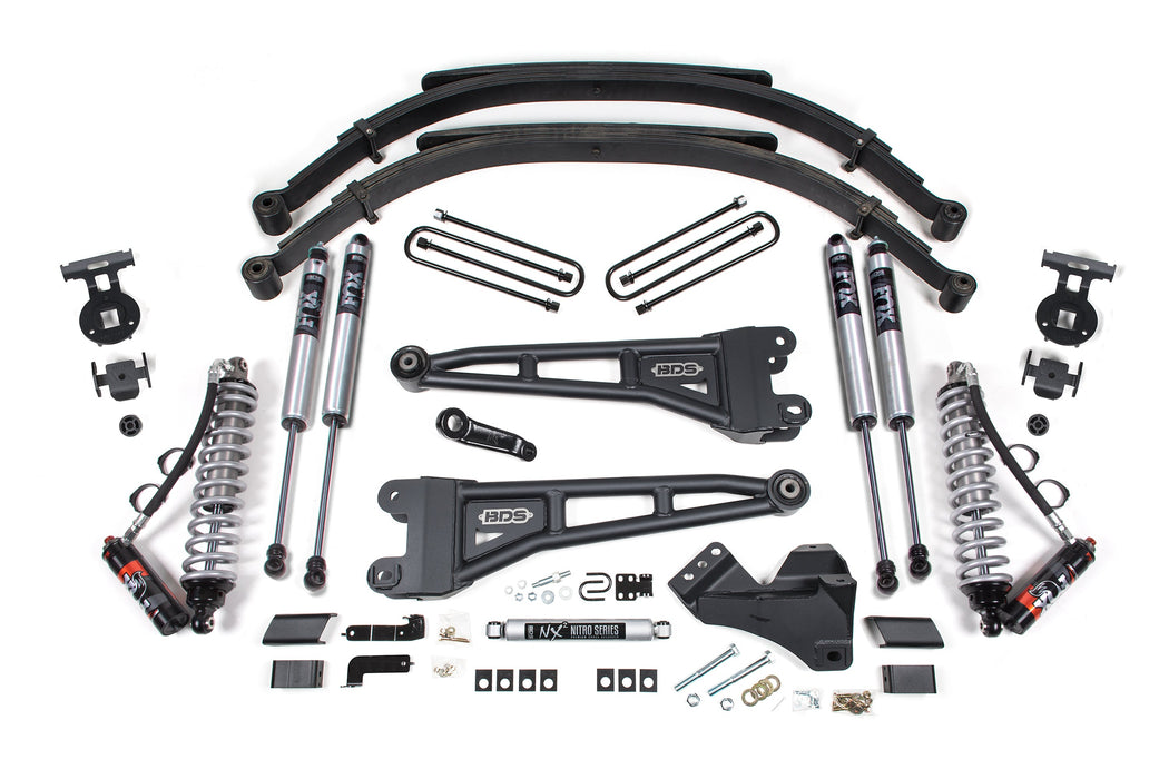 BDS 5" Lift Kit | w/ Radius Arm FOX 2.5 Coil-Over Conversion Performance Elite Ford F250/F350 Super Duty 23-24 4WD Diesel Leaf Springs 2.0 Performance