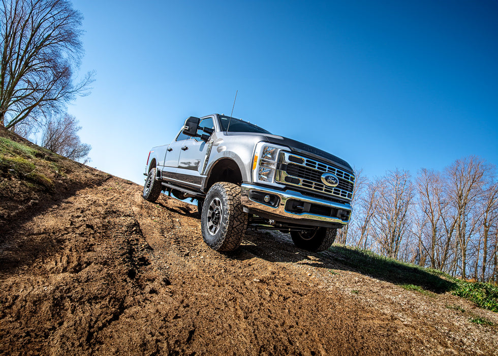 BDS 23-26 Ford F-250/F-350 Super Duty 4WD 5" 4-Link Suspension Lift Kit, 3" Rear, Block, Diesel - Fox 2.5 Performance Elite Series C/O Front, Fox 2.5 IFP Performance Series Rear