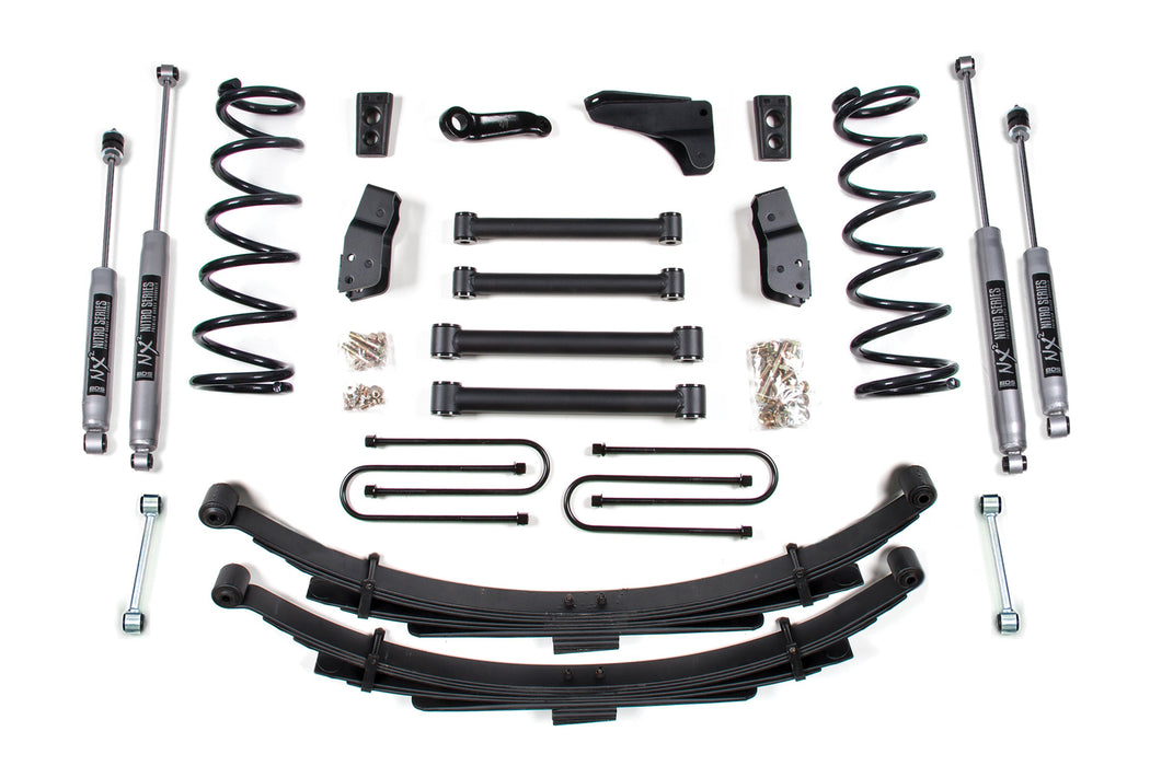 BDS 08 Dodge Power Wagon 4" Lift Kit Block w/4" Axle - Fox 2.0 IFP Performance Series