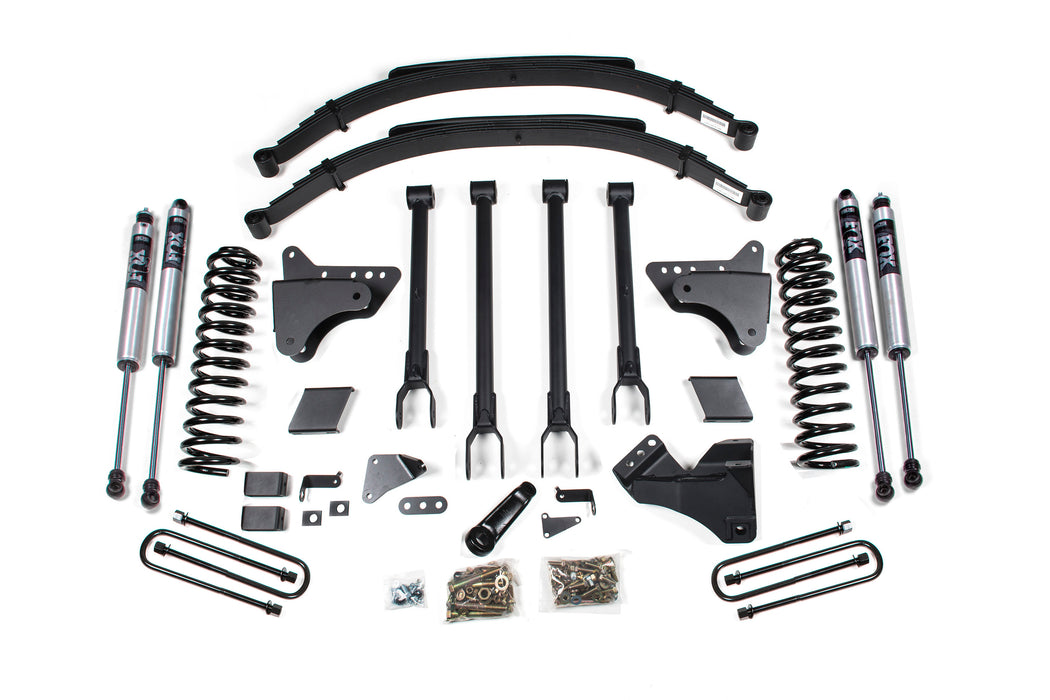 BDS 6" Lift Kit | w/ 4-Link Ford F250/F350 Super Duty 11-16 4WD Diesel 2" Rear Blocks