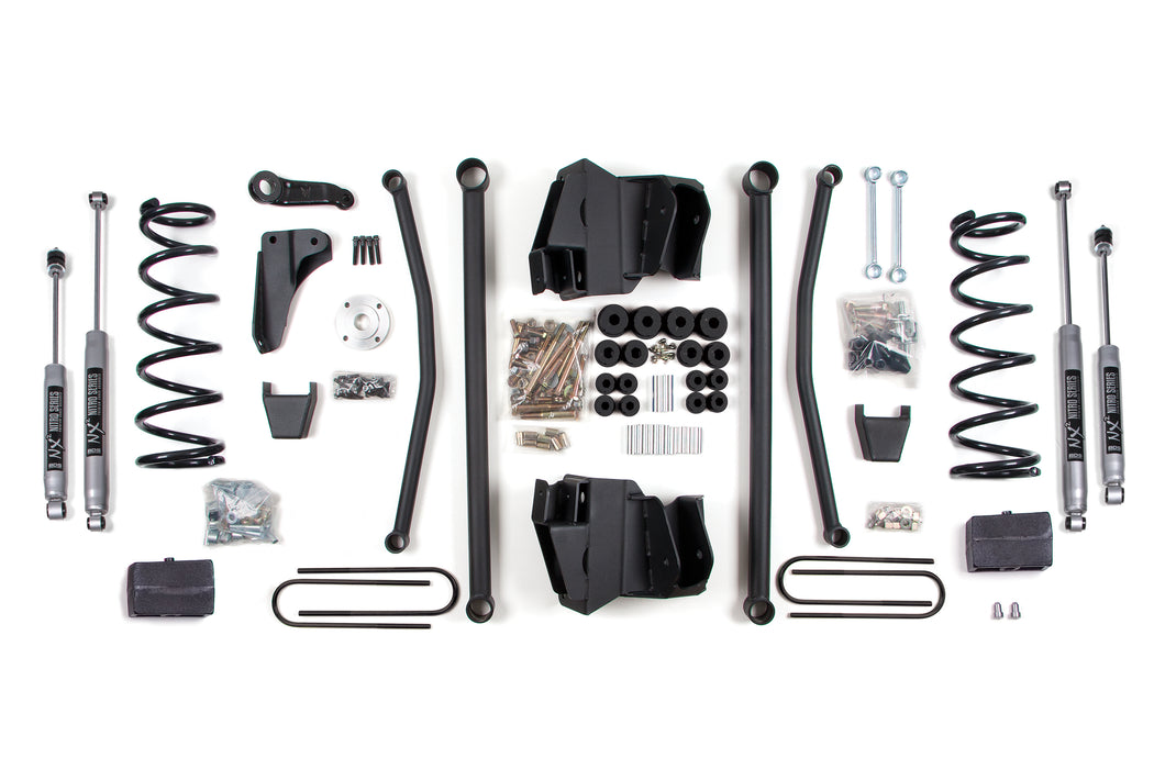 BDS 8" Lift Kit | Long Arm Ram 2500/3500 2008 4WD Diesel Automatic Leaf Spring 4" Axle