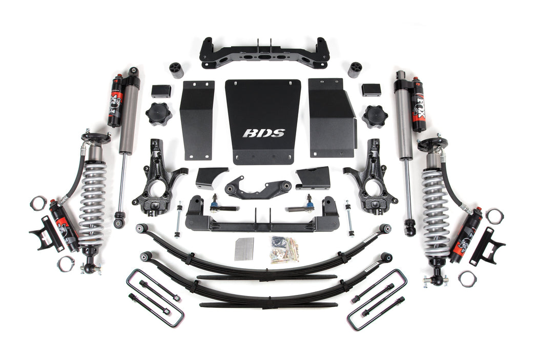 BDS 6" Lift Kit | Block Lift Coil-Over 14-18 Silverado/Sierra 1500 4WD
