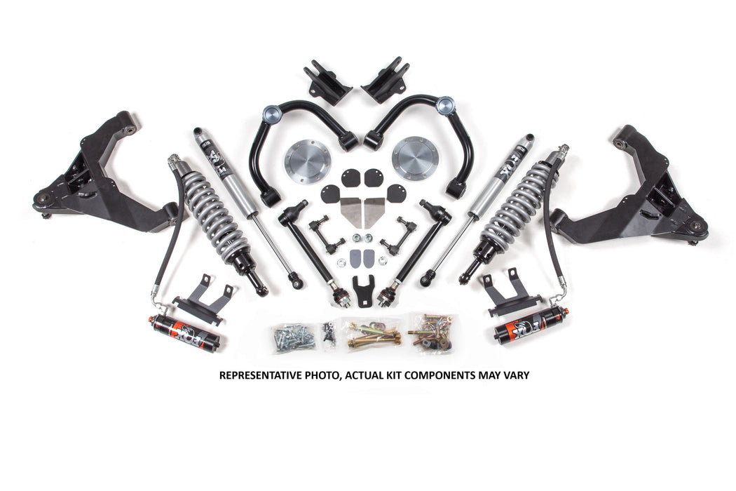 BDS 11-19 Chevrolet Silverado 2500HD/3500HD - GMC Sierra 2500HD/3500HD 4WD (Diesel) 3" Coilover Conversion Kit, 2" Rear Lift, Block w/ Overload - Fox 2.5 Performance Elite Series C/O, Fox 2.5 Performance Elite Series