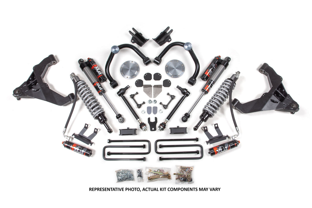 BDS 11-19 Chevrolet Silverado 2500HD/3500HD - GMC Sierra 2500HD/3500HD 4WD (Diesel) 3" Coilover Conversion Kit, 2" Rear Lift, Block w/o Overload - Fox 2.5 Performance Elite Series C/O, Fox 2.5 Performance Elite Series