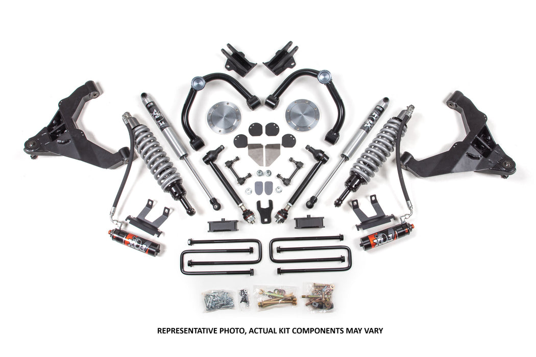 BDS 11-19 Chevrolet Silverado 2500HD/3500HD - GMC Sierra 2500HD/3500HD 4WD (Diesel) 3" Coilover Conversion Kit, 2" Rear Lift, Block w/o Overload - Fox 2.5 Performance Elite Series C/O, Fox 2.0 IFP Performance Series