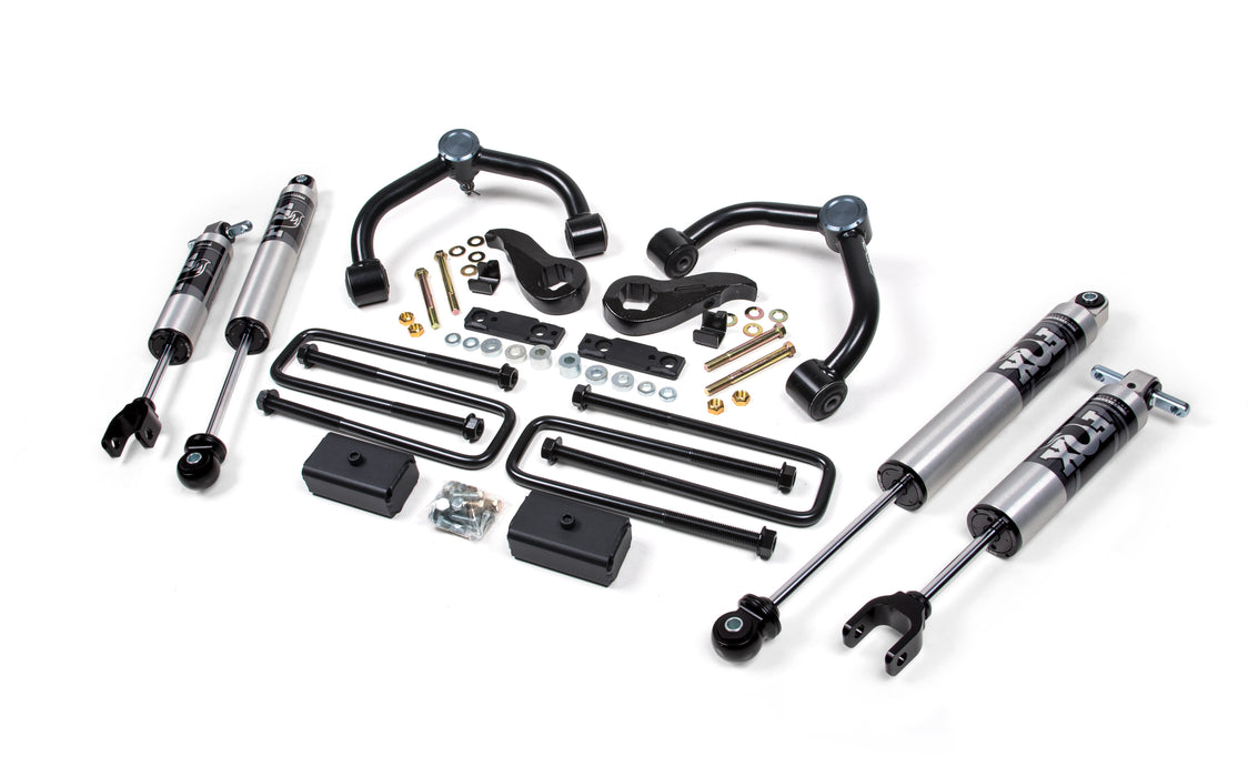 BDS 20-24 Chevrolet Silverado/GMC Sierra 2500/3500 HD 3" Suspension Lift Kit w/o overloads - Fox 2.5 Performance Series