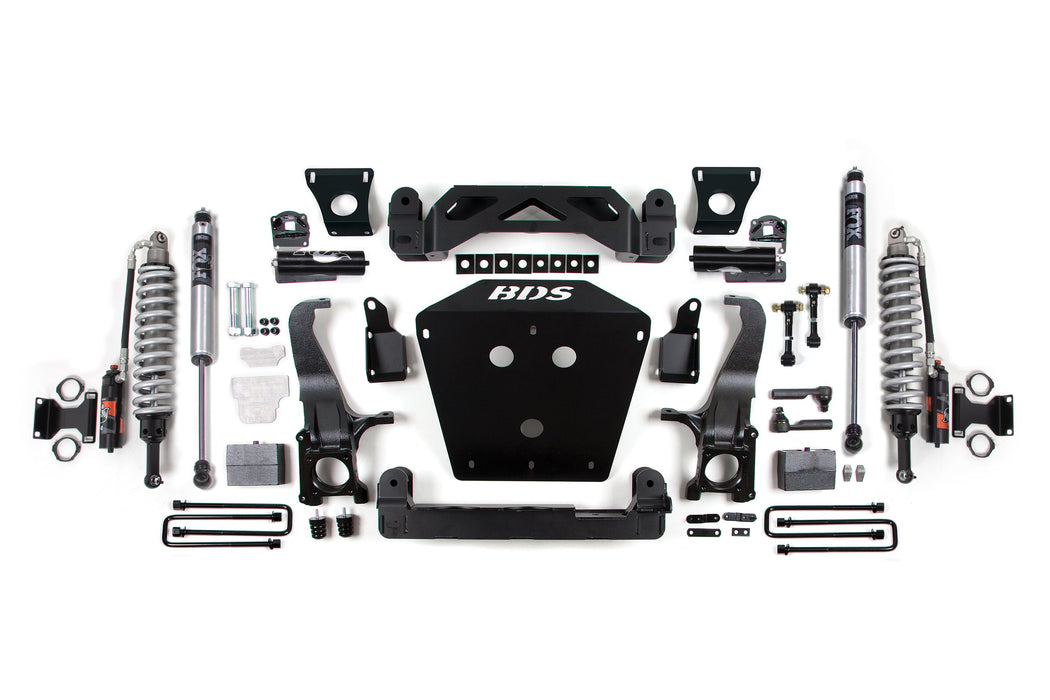 BDS 07-15 Toyota Tundra 7" Suspension System, 4" Rear Block - Fox 2.5 Performance Elite Series C/O, Fox 2.0 Performance Series